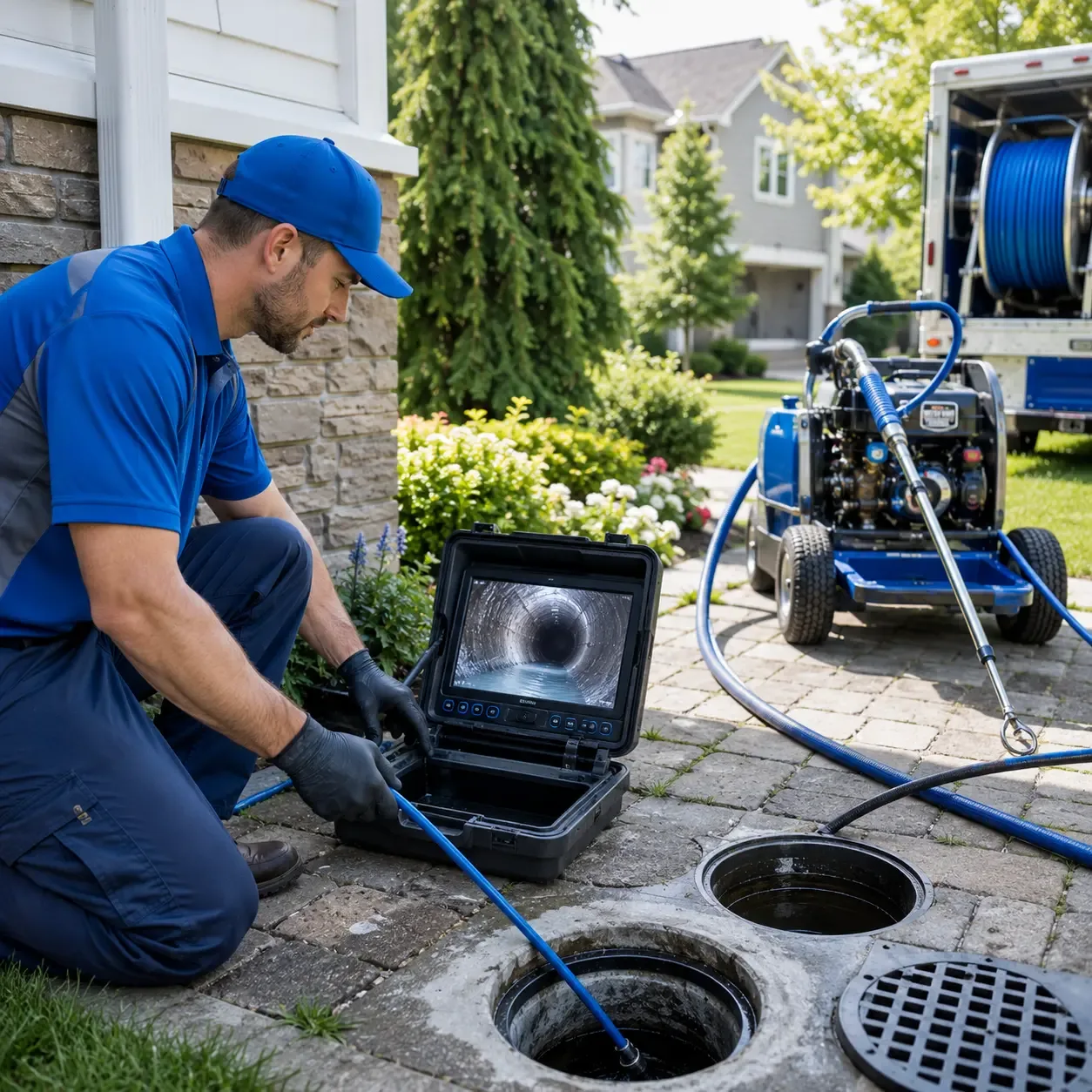 Outdoor drain cleaning professionals serving Lena, IL